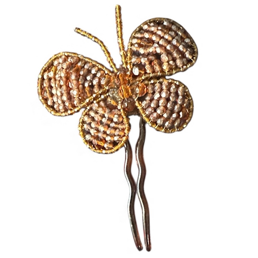 Vintage butterfly whimsigoth hair pin
